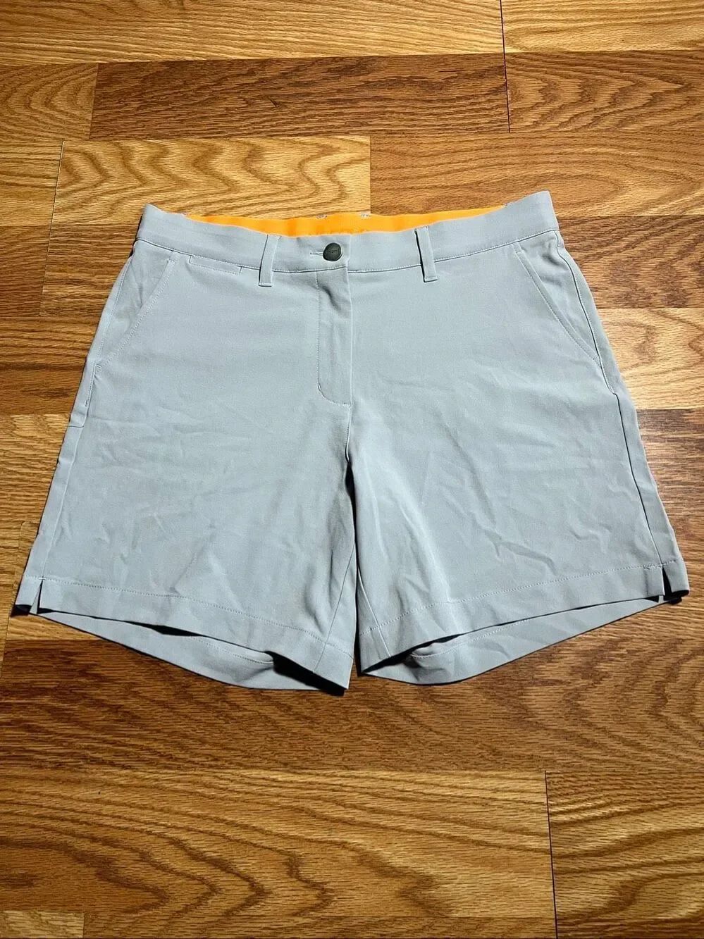 Macade Womens Shorts 40R Gray Slim Fit Performance Golf 6” Inseam